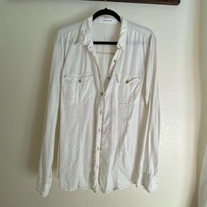 White button up blouse